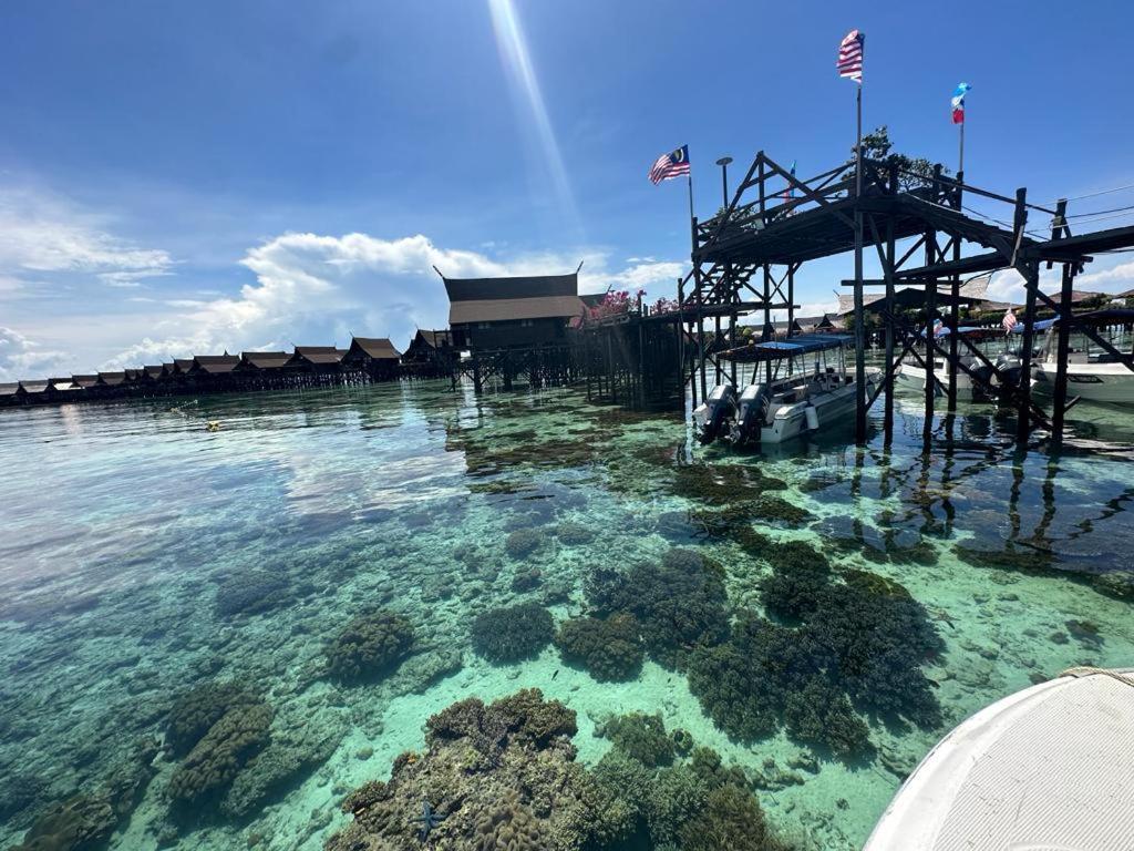 Mabul Backpackers Mabul Island Exterior foto