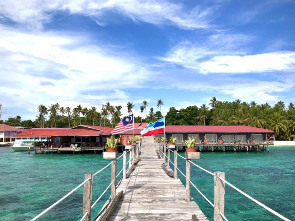 Mabul Backpackers Mabul Island Exterior foto